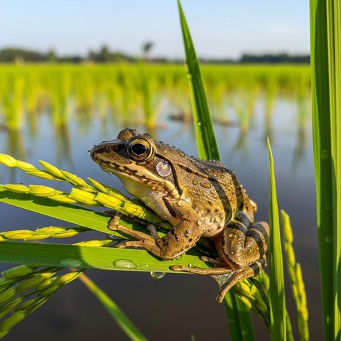 Katak di Sawah