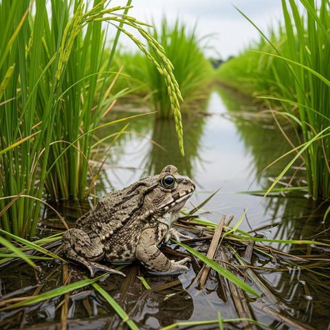 Katak di Sawah