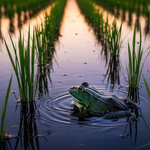 Katak di Sawah