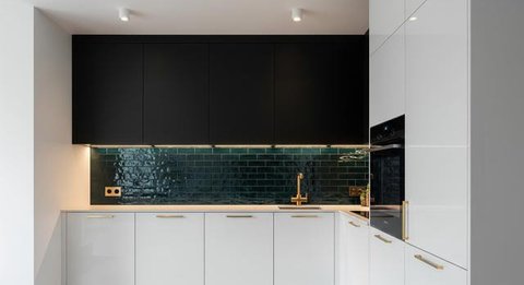 Model Etalase Dapur Minimalis 2025/ Ilustrasi AI