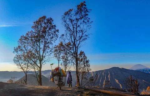 Warga Tengger  di Bromo, Jawa Timur