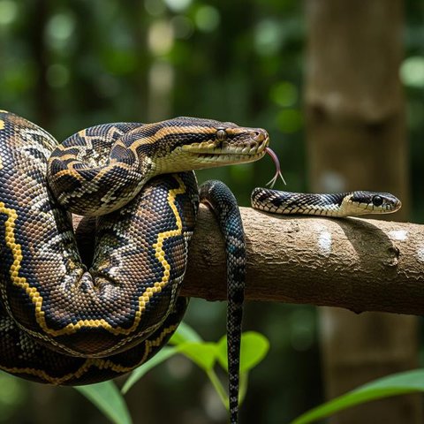 Ular Terbesar yang Bisa Menelan Manusia (Sumber: Wikimedia Commons)