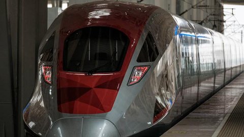 Whoosh merupakan singkatan dari Waktu Hemat, Operasi Optimal, Sistem Hebat. (Yasuyoshi CHIBA/AFP)