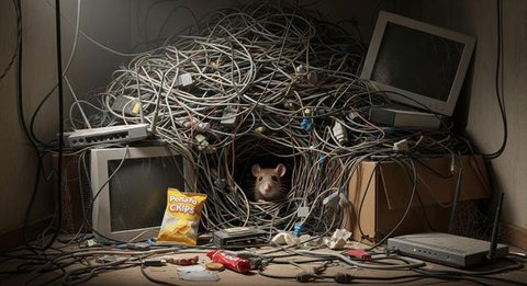 Ilustrasi Tikus. (Foto: Gemini AI)