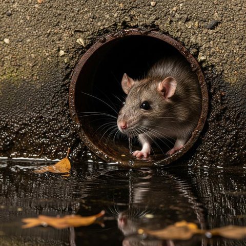 Ilustrasi Tikus. (Foto: Gemini AI)