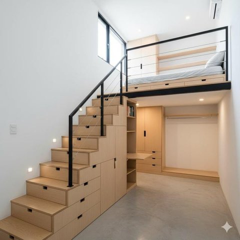 Model Rumah Mungil 2 Kamar Anti Sumpek (AI)