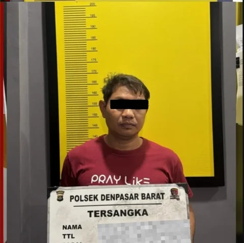 residivis curi motor di bali