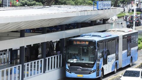Bus TransJakarta. (Dok. Istimewa)