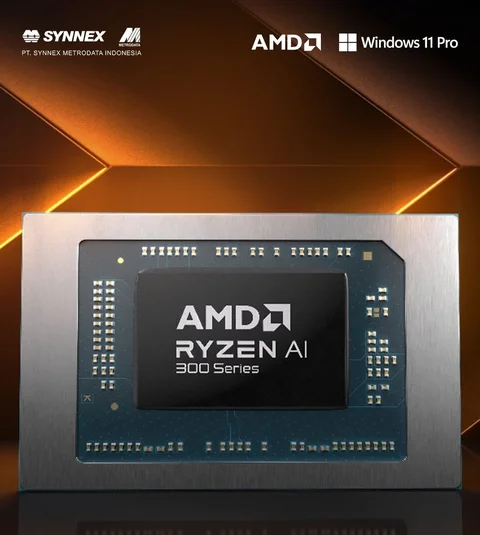 Acara launching prosessor AMD Ryzen&trade; AI PRO 300 Series dengan tema Advance Your Business with AI berlangsung pada Selasa, 18 November 2025 di Pullman Hotel, Central Park.