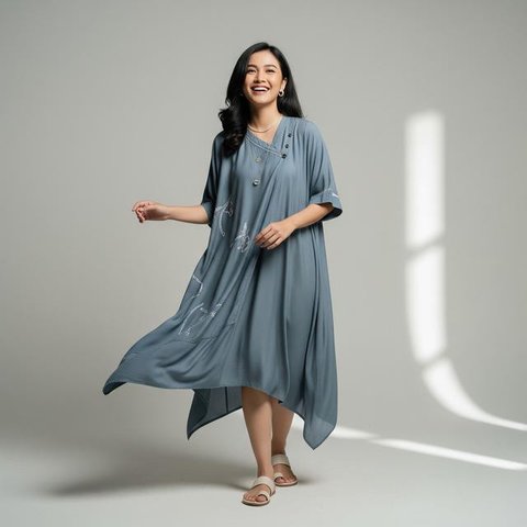 Model Daster Centini dengan Motif Simpel/ Ilustrasi AI