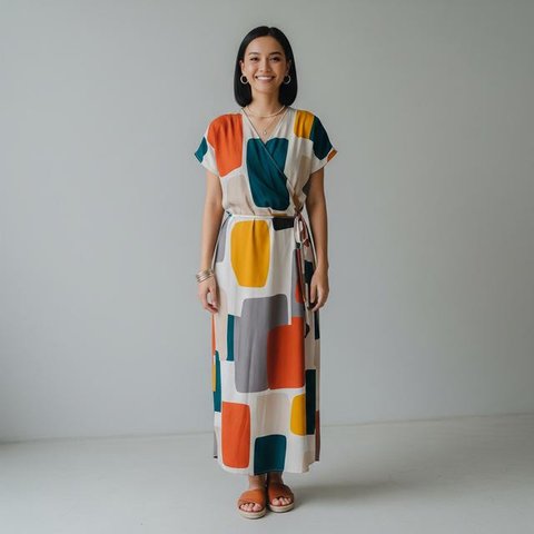 Model Daster Centini dengan Motif Simpel/ Ilustrasi AI