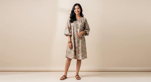 Model Daster Centini dengan Motif Simpel/ Ilustrasi AI
