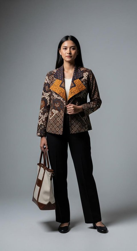 Blazer Batik atau Outer Batik, Mana yang Lebih Stylish untuk Acara Formal? (Foto : Gemini AI)