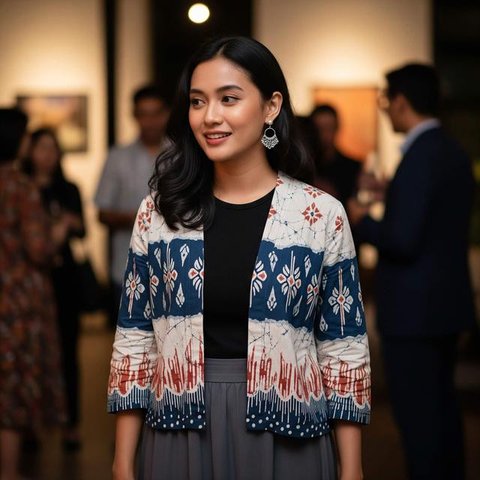 Blazer Batik atau Outer Batik, Mana yang Lebih Stylish untuk Acara Formal? (Foto : Gemini AI)