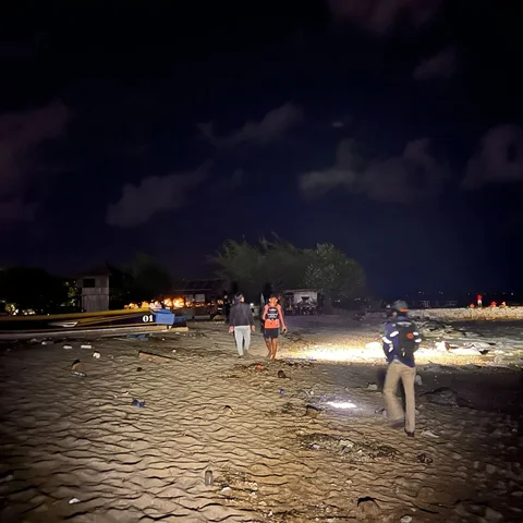 Pencarian Nelayan di Sanur