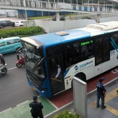 Bus TransJakarta. (Dok. Istimewa)