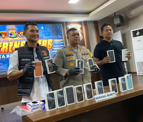 Suami di Lampung Nekat Bobol Toko Istri lalu Gasak 15 iPhone
