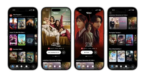 Vidio Hadir di Aplikasi Apple TV