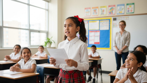 Puisi Anak SD Tentang Guru (Liputan6.com/Faizal Fanani)