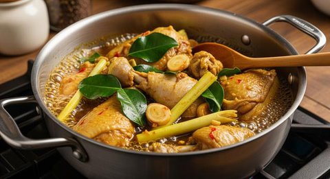 Bumbu Ungkep Ayam Goreng Meresap Sempurna (Ilustrasi by AI)