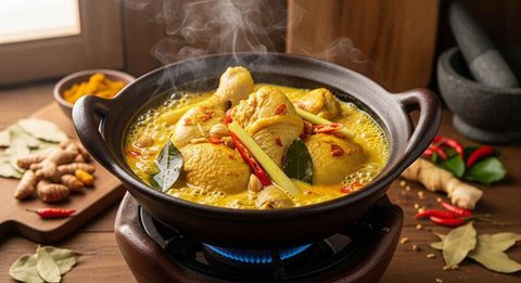 Bumbu Ungkep Ayam Goreng Meresap Sempurna (Ilustrasi by AI)