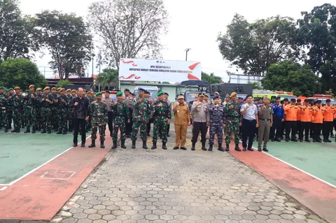 Pemkot Bontang Gelar Apel Kesiapsiagaan Hadapi Cuaca Ekstrem, Libatkan TNI&ndash;Polri hingga Relawan
