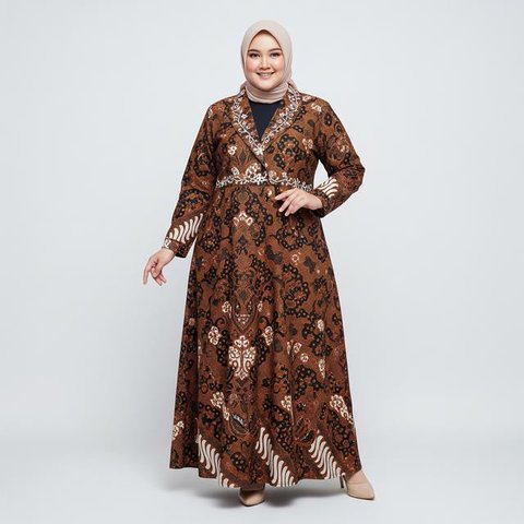Model Gamis Batik Blazer Syari Size Besar/Gemini AI