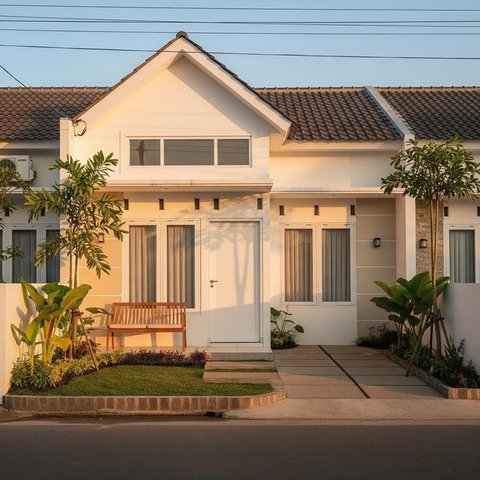 Desain Rumah Kecil Cocok untuk Keluarga dengan Dua Anak. (Foto: AI)