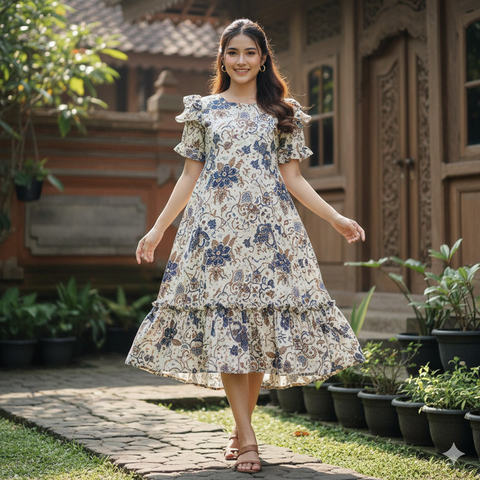 7 Model Daster dari Kain Jarik, Nyaman Dipakai dan Tetap Terlihat Anggun Sehari-hari (Foto: Gemini AI)