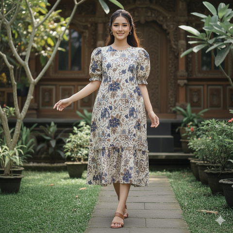 7 Model Daster dari Kain Jarik, Nyaman Dipakai dan Tetap Terlihat Anggun Sehari-hari (Foto: Gemini AI)