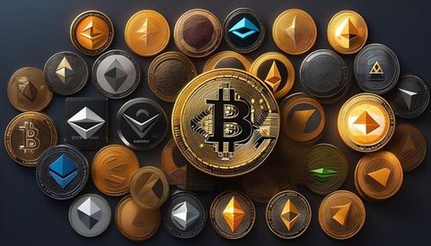 Ilustrasi kripto (Foto By AI)