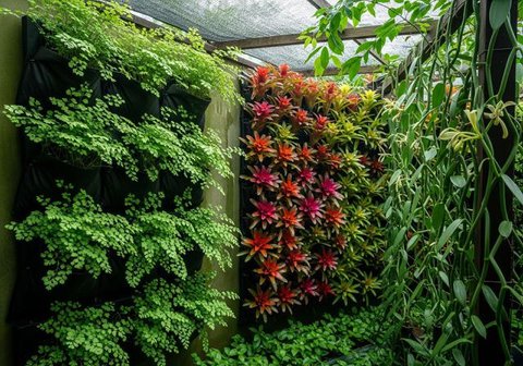 Jenis Tanaman yang Cocok untuk Kebun Vertikal Kecil  (Sumber: gemini.com)