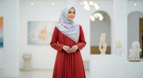 Baju Warna Bata Cocok dengan Jilbab Warna Apa/AI
