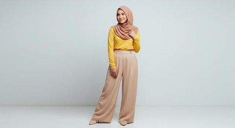 Baju Lemon Cocok dengan Jilbab Warna Apa/ Ilustrasi AI