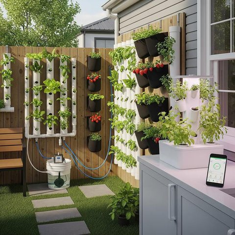 Jenis Tanaman yang Cocok untuk Kebun Vertikal Kecil  (Sumber: gemini.com)