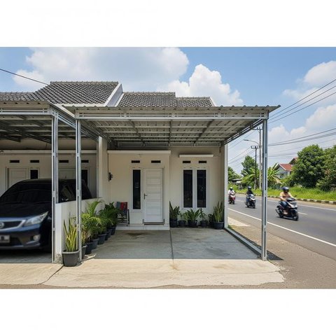 Model Carport (Garasi Terbuka), Solusi Paling Efisien dan Ekonomis. Foto: Gemini
