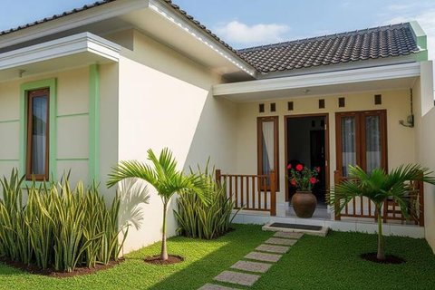 Rumah Kampung dengan Sentuhan Modern. Foto: Gemini