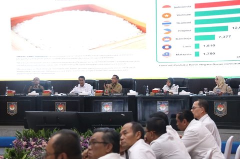 Mendagri Tito Karnavian saat Rapat Rakor Pengendalian Inflasi Daerah