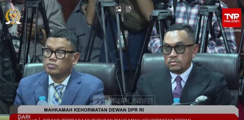 MKD DPR  Putuskan Ahmad Sahroni Langgar Kode Etik, Disanksi Nonaktif selama 6 Bulan