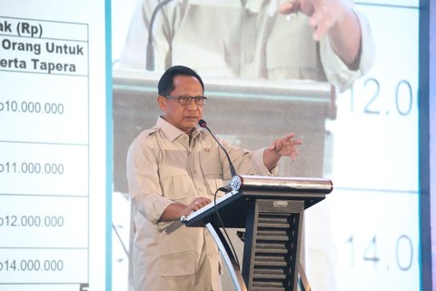 Mendagri Tito Karnavian pada acara Sosialisasi KUR Perumahan dan FLPP di Semarang