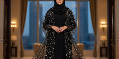 Ilustrasi Model Abaya