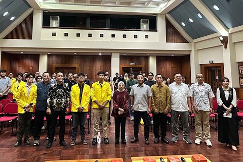 Diskusi Publik Komisi Penyiaran Indonesia (KPI) di Auditorium Juwono Sudarsono, FISIP Universitas Indonesia, Depok, Jumat (7/11/2025).
