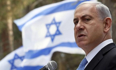 PM Israel Benjamin Netanyahu saat memberikan pidato di hadapan Kongres Amerika Serikat (AS) pada Rabu (24/7/2024). (Dok. AP Photo/Julia Nikhinson)