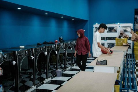 Desain Usaha Laundry Minimalis