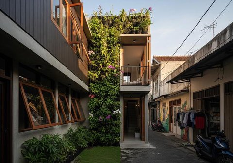 Desain Rumah Mungil di Gang Anti Pengap. (Foto: AI)