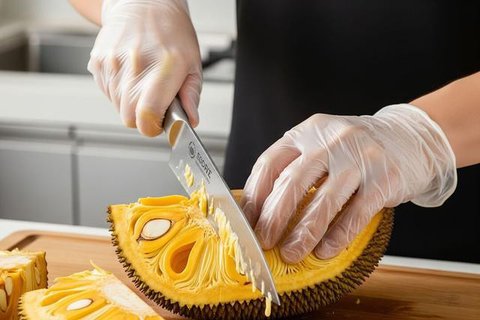 Tips Mengupas Nangka Anti Lengket. Foto: Gemini