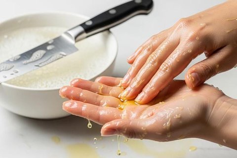 Tips Mengupas Nangka Anti Lengket. Foto: Gemini