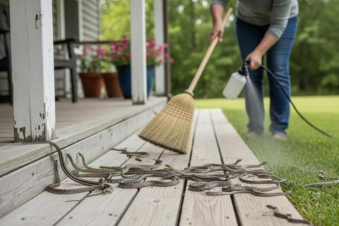 Ular Masuk Rumah (created by AI)