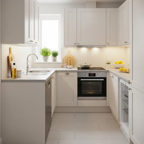 Desain Dapur Mini 22 Meter (Image by Gemini AI)