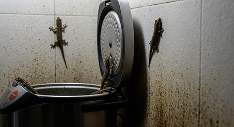 Ilustrasi cicak atau Hemidactylus frenatus (Wikimedia Commons)